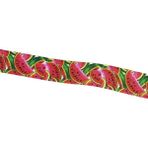 Mabeyn Karpuz Dilimi Resimli Grogren Kurdela 2.5 Cm-1 Metre - Option-1 - 001-Renkli