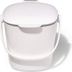 Mabeyn Kompost Kovası, Beyaz, Koku Geçirmez Çöp Kutusu, Mutfak Için, 2,8 L - Option-1 - 47 x 85 x 2 cm