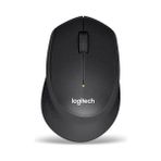 Mabeyn M330 Sessiz Kablosuz Mouse, Sağ Elle Kullanıma Uygun, 10 M Kullanım Mesafesi, 1.000 Dpı Yüksek Hassasiyetli Optik Izleme, 18 Ay Pil Ömrü, Siyah - Option-1 - 001-Renkli