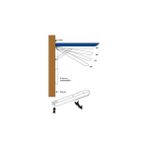 Mabeyn Mandallı Katlanır Masa Ayağı 1 Çift Çinko 40CM - 001-Renkli - Option-1