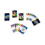 Mabeyn Mattel Games Uno Dos Kartlar Çocuklar ve Yetişkinler Için Aile Kart Oyunu DOS™ Ikinci Seri HNN01 - Option-1