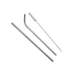 Mabeyn Metal Pipet Seti, Paslanmaz Çelik, Temizleme Fırçası Dahil, 2 Adet - Option-1 - 0 - Siyah