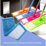Mabeyn Mikrofiber Mop Paspas Yedeği, Standart Tüm Modellere Uyumlu Temizlik Başlığı, Döner Moplar Için, Süper Emici, Iz Tüy Bırakmayan Zemin Aparatı, Islak Kuru Şönil Bez, Asorti 40 cm - Option-1 - 001-Renkli