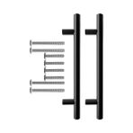 Mabeyn Mutfak ve Banyo Dolabı Kapakları ve Çekmeceler Için Metal Kulp Paslanmaz Mobilya Dolap Kulbu 128MM Mat Siyah 2 Adet - Option-1