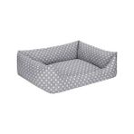 Mabeyn Pet Uniform Gri Puantiyeli Köpek Yatağı M 60X70CM - 001-Renkli - 100 x 100 cm