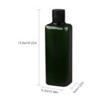 Mabeyn Plastik Boş Şişe, 2 Adet 200ML Sıkmalı Şişe, Kapaklı Boş Şampuan Şişesi, Yeniden Doldurulabilir El Dezenfektanı Şişesi, Şampuan, Losyon, Sıvı Sabun ve Kremler Için Kapaklı Şişe - Option-1