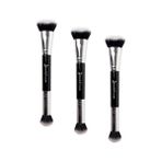 Mabeyn Professional Çift Taraflı Makyaj Fırçası (Açılı Fondöten & Kapatıcı) - 494 (3 Paketi) - Option-1
