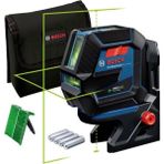 Mabeyn Professional Gcl 2-50 G Yeşil Çizgi Lazer, 50 Metre, RM10 Döner Tutucu, Taşıma Çantası, 4 Pil, Mavi - Gri