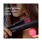 Mabeyn Saç Düzleştirici, Keratin Seramik Plaka, Thermoprotect Teknolojisi, 2 Sıcaklık Ayarı, Tuş Kilidi, 60 Saniyede Isınma, 220°C’YE Kadar Sıcaklık Ayarı, BHS375/00 - Option-1