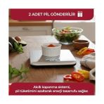 Mabeyn Sinbo SKS-4527 Inox Metal Dijital Hassas Mutfak Tartısı – 5 kg Kapasiteli, 1 G Hassasiyetli, Pil Dahil Profesyonel Tartı - 01-Siyah