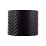 Mabeyn Siyah Karbon Kaplama Şerit Çıta Kaplama Folyosu (7 cm x 5 Metre) - Option-1 - 0 - Siyah - 1 Adet