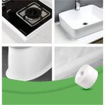 Mabeyn Sızdırmazlık Bandı Lavabo Bantı Banyo Mutfak Lavabo Küvet Duş Teknesi Su Geçirmez Kenar Bant (320 Cm) - Option-1 - 0 - Siyah - 1 Adet