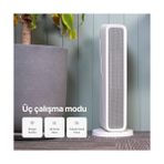 Mabeyn Smart Akıllı Turbo Fanlı Isıtıcı Iç Mekan Wi-Fi Isıtma Cihazı Çocuk Kilidi ve Devrilme Korumalı Mobil Uygulama Denetimli Ultra Sessiz Ptc Seramik Space Heater (2000W) X7440 - 0 - Siyah