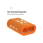 Mabeyn Smart Bluetooth Kablosuz Su Geçirmez Ipx7 Rgb Tws Hoparlör (Turuncu-Beyaz) X6703 - Option-1
