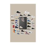 Mabeyn Sneakers Ayakkabı Paketi/bullet Journal Defter Çıkartma Ajanda Laptop Etiket - Option-1 - -50 C