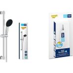 Mabeyn Start 110 Sürgülü Duş Seti + 2 Adet Quickglue Banyo Ürünleri Yapıştırıcı Seti - 1 lt
