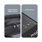 Mabeyn Unicity Eco MCE-1111 Çevre Dostu Laptop Çantası, Ykk Fermuarlı Çantası, MacBook Air/pro ile Uyumlu Bilgisayar Çantası, Erkek Kadın 14.1 Inç Notebook El Çantası, Siyah - 0 - 3 Yaş - 0 - Siyah