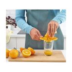 Mabeyn Uppfylld Sarı-Yeşil 15 cm Limon Sıkacağı - 1BW-Beyaz