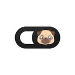 Mabeyn Webcam Cover 3 Lü Set Laptop Tablet Telefon Uyumlu Pug Köpek Desenli Kamera Kapatıcı Ultra Ince Gizlilik Koruma Slider Kapak Çok Renkli - 0 - Siyah - Option-1