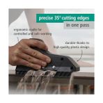 Mabeyn Wolfcraft 3 Katlı Kenar Rendesi 4009000 – Alçıpan Kartonda Kenarları Eğmek Için Üçlü Bıçaklı Alçıpan Planya – 9,5 ve 12,5 mm Plaka Kalınlıkları Için - Option-1