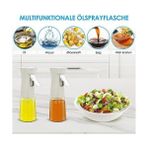 Mabeyn Yağ Püskürtücü, Yağ, Püskürtme Şişesi, Yağ Spreyi, 240 ml Yağ Spreyi, Salata Için Zeytinyağı Spreyi, Sıcak Hava Fritözü Için Cam Yağ Püskürtme Şişesi, Barbekü Ekmek Pişirmek Için Yağ ve Sirke - 0 - Siyah - Option-1