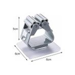 Mabeyn Yapışkanlı Pratik Mop, Paspas, Fırça Tutucu, Askı Aparatı 4 Adet - Option-1 - 001-Renkli
