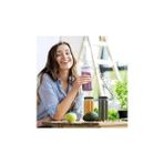 Mabeyn Yenigeldi 1 Adet 480ML (Pipet ve 2 Kapaklı) Cam Bardak, Hava Geçirmez Kapak, Meyve Suyu, Boba, Smoothie,şeffaf - Option-1 - 0 - Siyah
