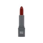 Mabeyn Yoğun Renk Veren Uzun Süre Kalıcı Nemlendirici Kadifemsi Mat Ruj - Matte Lipstick 411 Spicy Terracot - Option-1