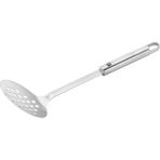 Mabeyn Zwilling Pro Kevgir Yuvarlak Delikli, 33 Cm, Metalik Gri, 18/10 Paslanmaz Çelik - 1BW-Beyaz