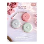 Mabs Tech 1.5 Metre Otomatik Saran Mini Mezura 3'lü Set - A Kalite - Makaralı Basmalı Terzi Ölçüm Bandı 150 Cm
