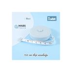 Mabs Tech 1. Kalite 150 Cm Otomatik Saran Plastik Mezura - 1 Adet Pastel Mavi