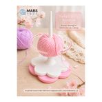 Mabs Tech Rulmanlı Örgü İp Tutacağı Çiçek Model Döner İplik Standı – Amigurumi ve Örgü İçin Örgeç Aparat