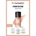 Mac 24 Saate Kadar Kalıcı Mat Fondöten - Studio Fix Fluid SPF15 - N12