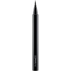 MAC Brushstroke Eyeliner - Hassas Fırça Ucu, Yoğun Siyah Renk, 24 Saat Kalıcı
