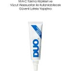 MAC Duo Adhesive Takma Kirpik Yapıştırıcısı Güvenli Lateks ile Makyaj Ürünleri için Kullanım 773602147007