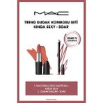 Mac M.A.C Trend Dudak Kombosu Seti Kinda Sexy - Soar 2 Parça Uzun Süre Kalıcı Özellikli Renkli Makyaj - --