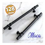 Maça Siyah Metal Kulp 128 Mm-12,8 Cm Mobilya Çekmece Mutfak Dolabı Dolap Kulpları Kulbu Kulpu