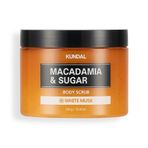 Macadamia Özlü Vücut Peelingi Kundal Macadamia & Sugar Body Scrub 550g (White Musk)