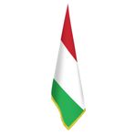 Macaristan Bayrağı - Ofis-Makam-Toplantı Odaları - Saçaklı Makam Bayrağı