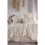 Macas Home Apollo %100 Pamuklu Yıkamalı İpliği Boya Vintage Tek Kişilik Nevresim Takımı 160*220 Aplltkt Sarı