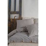 Macas Home Bluesky %100 Pamuklu Ipliği Boyalı Yıkamalı Battal Boy Nevresim Takımı 240*220 KREM-MAVİ