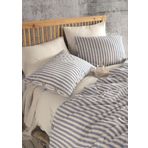 Macas Home Bluesky %100 Pamuklu Ipliği Boyalı Yıkamalı Battal Boy Nevresim Takımı 240*220