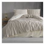 Macas Home Chance Pamuklu Ipliği Boyalı Yıkamalı Battal Boy Nevresim Takımı 240*220 - 220 x 240 cm - Krem