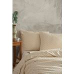 Macas Home Freya Orange 100 Pamuklu Yikamali Vintage Tek Kisilik Nevresim Takimi 160*220 Fryotkt