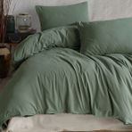 Macas Home Olivy %100 Pamuklu Yıkamalı Tek Kişilik Nevresim Takımı 160*220 Olvtkt - 160 x 220 cm - Yeşil