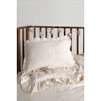 Macas Home Pamuklu Fırfırlı Yıkamalı Yastık Kılıfı 2*35*45 ekru