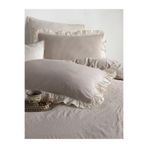 Macas Home Ruffle %100 Pamuklu Ipliği Boyalı Yıkamalı Battal Boy Nevresim Takımı 240*220
