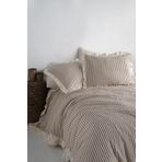 Macas Home Soil 100 Pamuklu Firfirli Ipligi Boyali Tek Kisilik Nevresim Takimi 160*220
