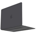 Macbook Air 13.3 Macbook Buzlu Kapak Füme Kılıf