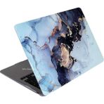 MacBook Air 13.6 Inç Mermer Desenli Kılıf A2681 A3113 A3240 A3449 M2 M3 M4 M5 Uyumlu Sert Kapak Hard Case Gri